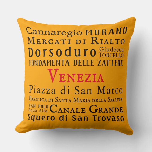 Ciao Venezia! Kissen (Vorderseite)