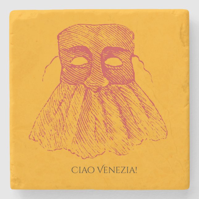 Ciao Venezia! Steinuntersetzer (Vorderseite)