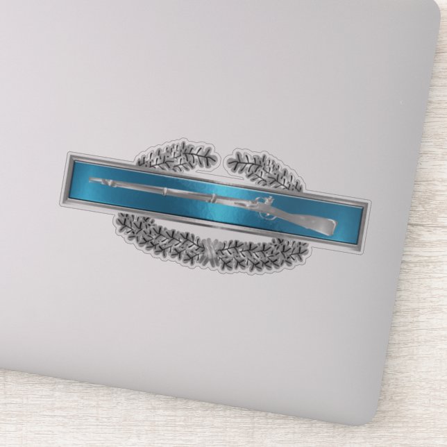 CIB - Abzeichen zur Bekämpfung von Infanteristen Aufkleber (Detail)