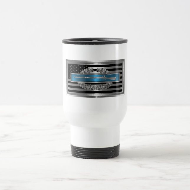 CIB Combat - Combat Infantryman-Abzeichen Reisebecher (Mittel)