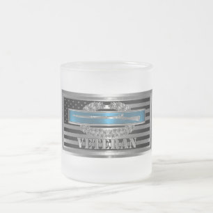 CIB Combat Veteran Combat Infantryman Abzeichen Mattglastasse