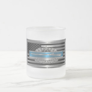 CIB mit Combat Star Mattglastasse