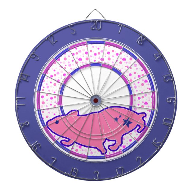 CIBLE DE FLÉCHETTES ハムスターと回し車 (Devant)