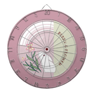 CIBLE DE FLÉCHETTES 花とうさぎ