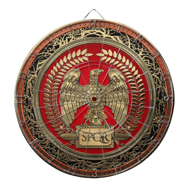 Cible De Fléchettes [200] Gold Roman Imperial Eagle (Devant)