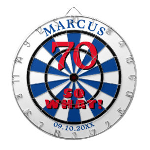 Cible De Fléchettes 70 donc ce Drôle Citation 70e Anniversaire Dartboa