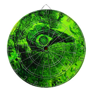 Cible De Fléchettes à la recherche de vert