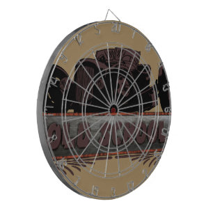 Cible De Fléchettes Ancienne école Hot Rod