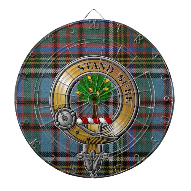 Cible De Fléchettes Anderson Tartan & Badge (Devant)