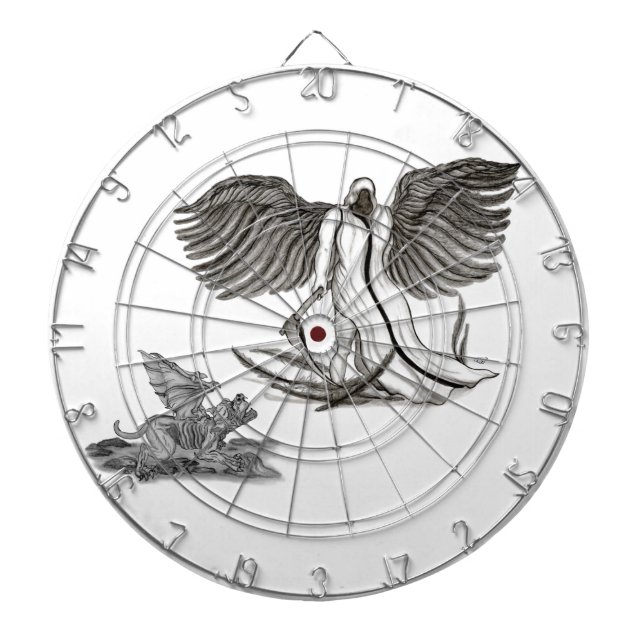 Cible De Fléchettes Angel Uriel (Devant)