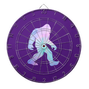 Cible De Fléchettes Aquarelle Bigfoot