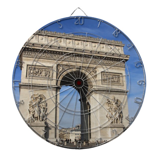 Cible De Fléchettes arc de triomphe (Devant)