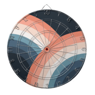 Cible De Fléchettes Arc-en-ciel coloré à double rétro