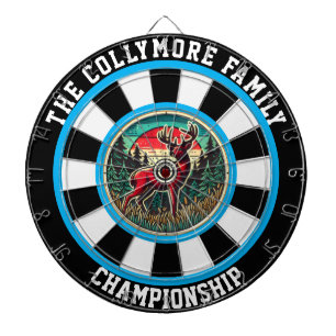 Cible De Fléchettes Art Rustique Antlered Deer