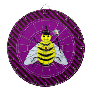 Cible De Fléchettes Assistant Abeille magique d'Halloween Purple et ba