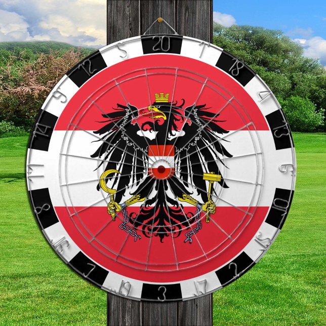 Cible De Fléchettes Autriche Tableau, jeu de société, drapeau autrichi (Créateur téléchargé)