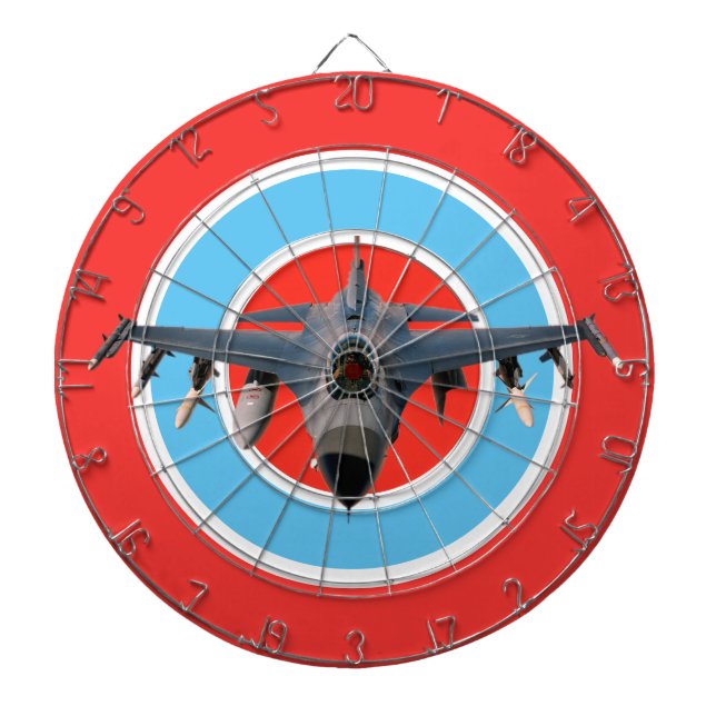 Cible De Fléchettes Avion de chasse (Devant)