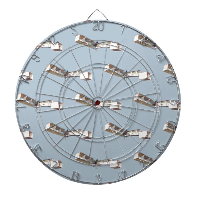 Cible De Fléchettes Avion Santos-Dumont 14 Bis (Devant)