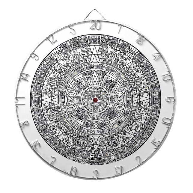 Cible De Fléchettes AZTEC OU MEXICA mexicaine (Devant)