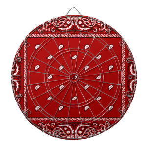Cible De Fléchettes Bandana Red Darboard