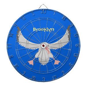 Cible De Fléchettes Bande dessinée de l'oiseau mûre albatros