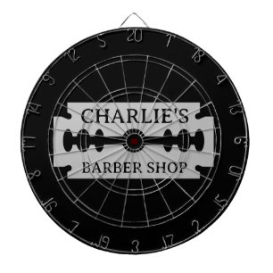 Cible De Fléchettes Barbier tableau de bord avec conception lame rasoi