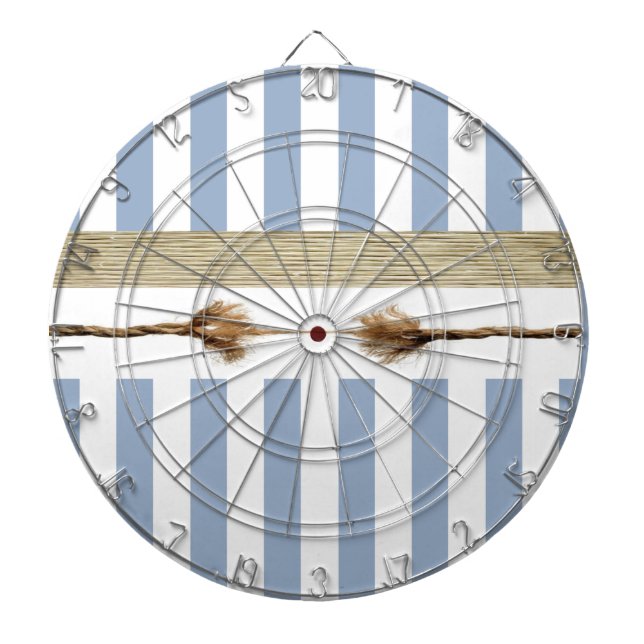 Cible De Fléchettes Barre Bleu & Blanc (Devant)