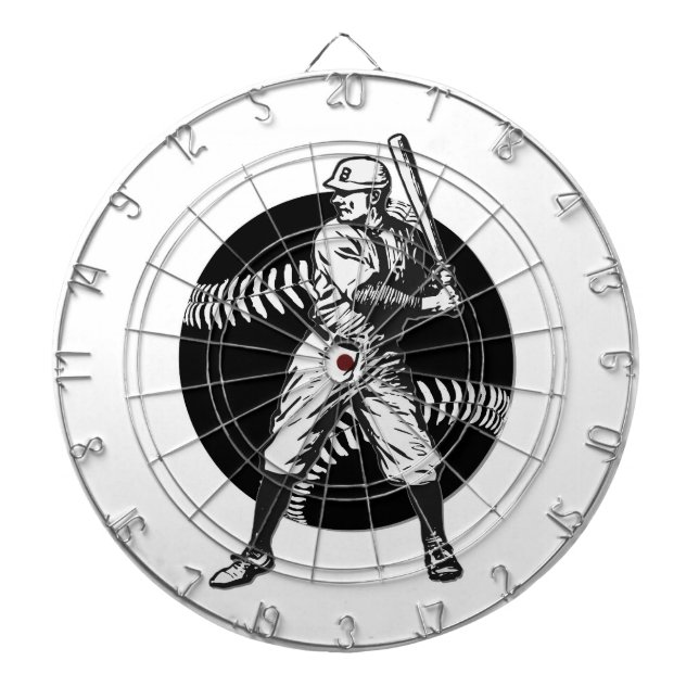 Cible De Fléchettes Baseball : Vintage (Devant)