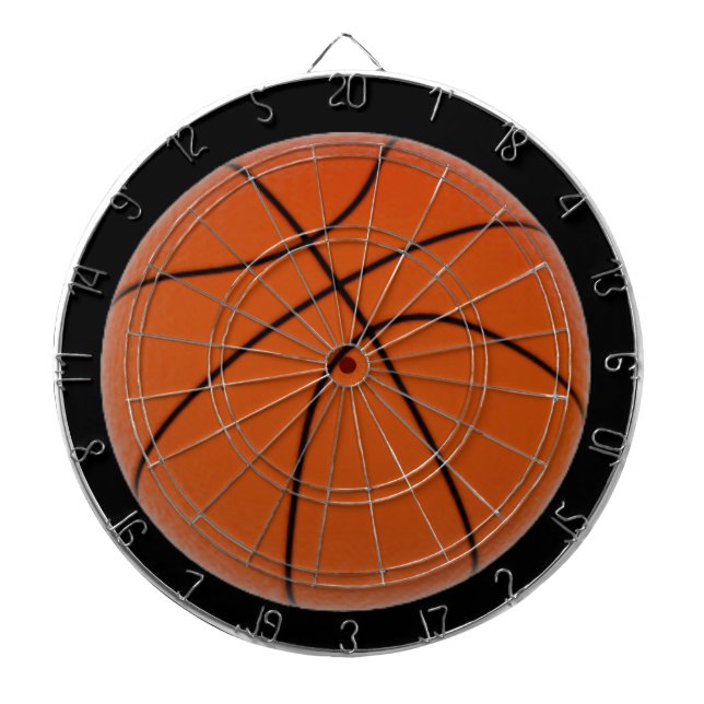 Cible De Fléchettes Basket-ball gros-up Sports Team Dartboard (Devant)