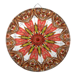 Cible De Fléchettes Belle belle asiatique traditionnelle motif