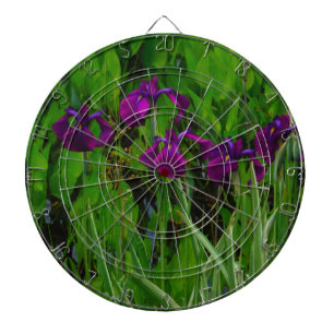 Cible De Fléchettes Belle Iris Violet