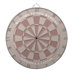 Cible De Fléchettes Bienvenue à Notre Affiche de bienvenue Mariage   D