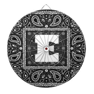 Cible De Fléchettes Black Paisley Bandana Anniversaire Hip hop Rap Éca