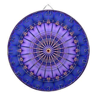 Cible De Fléchettes Bleu Gold Modern Dartboard