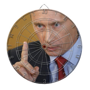 Cible De Fléchettes Boudine du Président Vladimir Poutine