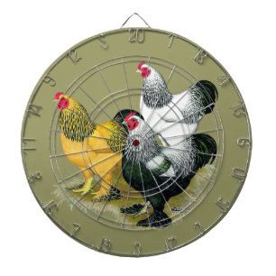 Cible De Fléchettes Brahmas Three Roosters