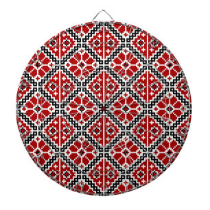 Cible De Fléchettes Broderie Ethnique Slave, Traditionnelle Balkanique