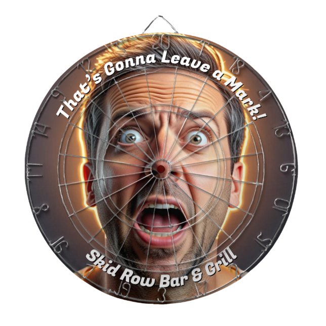 Cible De Fléchettes Ça va laisser une marque drôle (Devant)