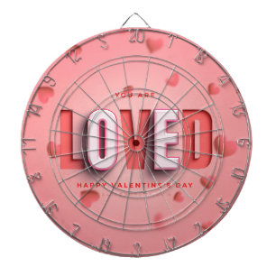 Cible De Fléchettes Cadeaux de la Saint-Valentin de SlipperyJoe's ton 