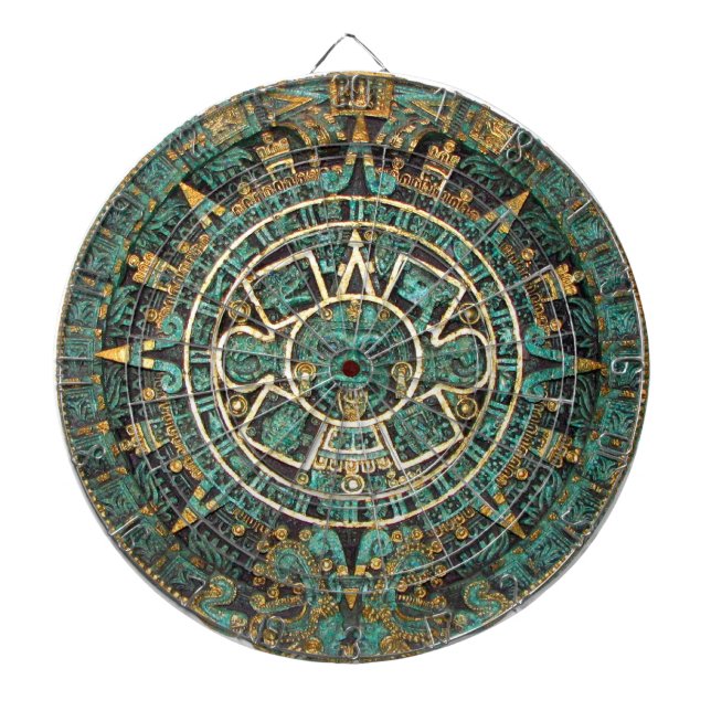 Cible De Fléchettes Calendrier maya (Devant)