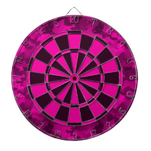 Cible De Fléchettes Camo rose