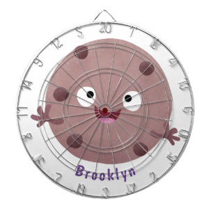 Cible De Fléchettes Caricature de biscuit à puce en chocolat