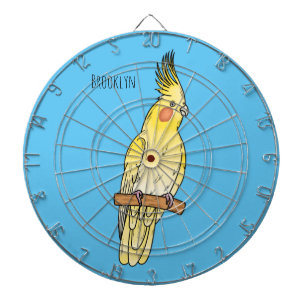 Cible De Fléchettes Caricature pour oiseaux Cockatiel