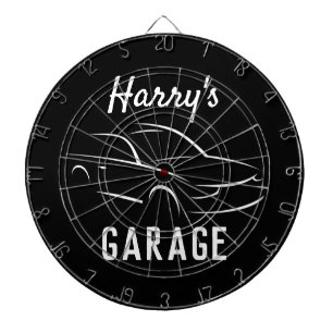 Cible De Fléchettes Carte de garage de voiture personnalisée