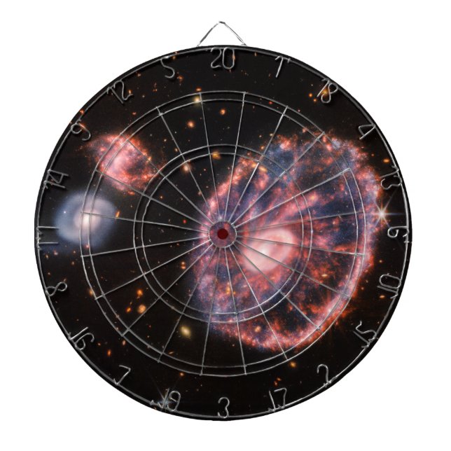 Cible De Fléchettes Cartwheel Galaxy, James Webb Télescope Spatial (Devant)