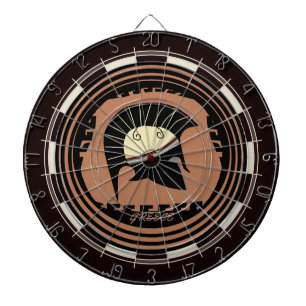 Cible De Fléchettes Casque Corinthien Grèce