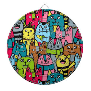 Cible De Fléchettes Cat et kitten