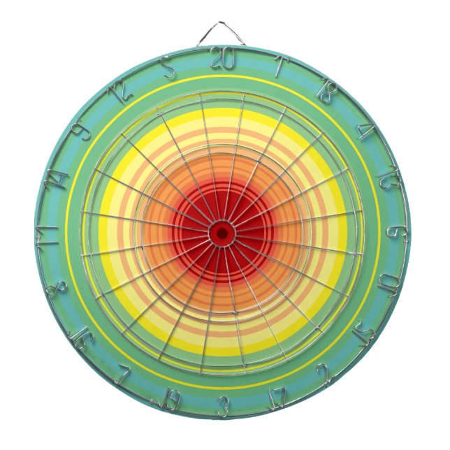 Cible De Fléchettes cercle arc-en-ciel (Devant)