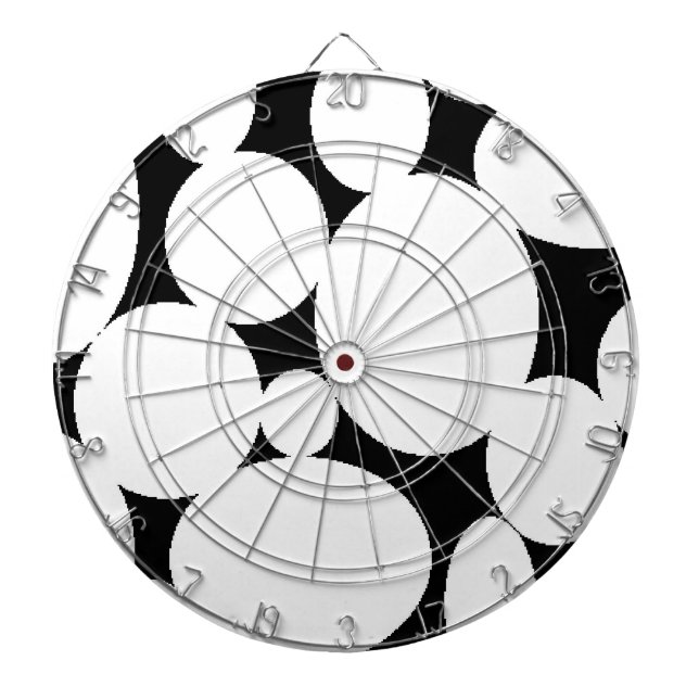 CIBLE DE FLÉCHETTES CERCLES BLANCS (Devant)