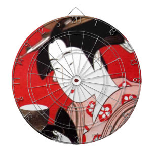 Cible De Fléchettes Cérémonie japonaise du thé de dame Art Imprimer